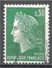 1 W Valeur Oblitérée,used - FRANCE - YT Nr 1611b * 1970 - N° 7-44 - 1967-1970 Marianne (Cheffer)