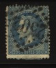 France, N° 29B Oblitération GC GROS CHIFFRES  N° 2502  // MONTPELLIER - 1863-1870 Napoléon III Lauré