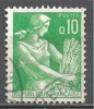 1 W Valeur Oblitérée, Used - FRANCE - YT Nr 1231 * 1960/1961 - N° 7-45 - 1957-1959 Mietitrice