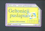 LITHUANIA  -  Urmet Phonecard As Scan - Lituania