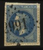 France N° 29B Oblitération GC GROS CHIFFRES  N° 2991  // PORT SUR SAONE - 1863-1870 Napoleon III Gelauwerd