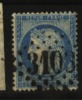 France N° 60 Oblitération GC GROS CHIFFRES  N° 3103  // REIMS - 1870 Beleg Van Parijs