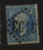 France, N° 22 Oblitération GC GROS CHIFFRES  N° 3103  // REIMS - 1862 Napoleone III