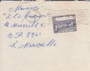 BANGUI - OUBANGUI - A.E.F - 1956 - COLONIES FRANCAISES - DEVANT DE LETTRE - MARCOPHILIE - Andere & Zonder Classificatie