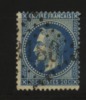 France N° 29B Oblitération GC GROS CHIFFRES  N° 3180  // RODEZ - 1863-1870 Napoléon III Con Laureles