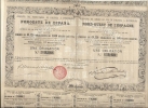 ESPAGNE NORD OUEST . 1862 - Chemin De Fer & Tramway