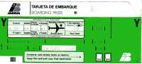 ETUI - CARTE D´EMBARQUEMENT - IBERIA - COMPAGNIE AERIENNE - Europe