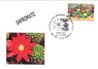 Cactusses,cactus Oblitération + COVERS Commemorative 2005,Special Cancel From Romania. - Cactusses