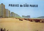 BRASIL - PRAIAS DE SÃO PAULO (Carnet Com 10 Postais  150x105) - Carnet - São Paulo
