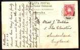 Carte Des Iles Canaries Affr. 10c Rouge Càd PAQUEBOT PLYMOUTH/1908 . Superbe - Lettres & Documents