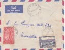 BOZOUM - TRANSIT PAR BOUAR - OUBANGUI - A.E.F - 1957 - COLONIES FRANCAISES - LETTRE - MARCOPHILIE - Autres & Non Classés