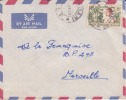 BAMBARI - OUBANGUI - A.E.F - 1957 - COLONIES FRANCAISES - LETTRE - MARCOPHILIE - Autres & Non Classés