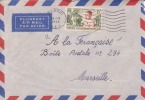 BANGUI - OUBANGUI - A.E.F - 1956 - COLONIES FRANCAISES - LETTRE - MARCOPHILIE - Altri & Non Classificati