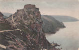CPA 1908 - England Devon - Lynton Castle Rock - Stamp & Postmark 1908 - 2 Scans - Lynmouth & Lynton