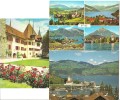 SPIEZ Am Thunersee Schloss Schlosskirche 6 Ansichtskarten - Spiez