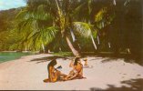 Tahiti -"Vahine Se Dorant Sur La Plage" **  Belle Carte NEUVE ** Ed  Ssp N° C21100 - Tahiti