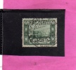 SOMALIA AFIS 1950 AFRICAN SUBJECTS SOGGETTI AFRICANI PALAZZO DEL GOVERNO CENT. 10c USATO USED OBLITERE´ - Somalië (AFIS)