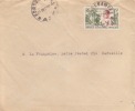 FORT CRAMPEL - TRANSIT PAR BANGUI - OUBANGUI - A.E.F - 1956 - COLONIES FRANCAISES - LETTRE - MARCOPHILIE - Other & Unclassified