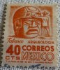 Mexique - 1950 - YT 633 - Archeologie - Tete Colossale Tabasco - Arqueología