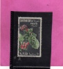 SOMALIA AFIS 1955 FIORI FLOWERS FLEURS FLORA CALATRAPIS PROCERA CENT. 60c 0,60S USATO USED OBLITERE' - Somalie (AFIS)