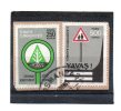 TURQUIE  2 Timbres 250 Et 500   Année 1977      (sur Fragment Oblitérés) - Used Stamps