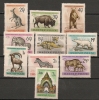 FAUNA - 1961 JARDIN ZOOLOGIQUE De BUDAPEST - Yvert # 1413/1422 - Complete Set MINT (H) - Eléphants