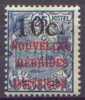 Nouvelles-Hébrides - N°  59 * Cagou - 10 Centimes Bleu En Surchage Sur Le 50cts - Unused Stamps