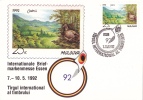 Birds Internationale Briefmarkenmesse Essen 1992    Special Cancell. - Tauben & Flughühner