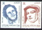 1996 - VATICANO - EUROPA CEPT - DONNE FAMOSE. MNH - 1996