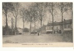 La Place De La Gare 1919 - Souppes Sur Loing