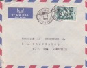 ABIDJAN R.P - COTE D´IVOIRE - 1957 - COLONIES FRANCAISES - LETTRE - MARCOPHILIE - Brieven En Documenten