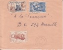 KATIOLA - COTE D´IVOIRE - 1957 - COLONIES FRANCAISES - LETTRE - MARCOPHILIE - Brieven En Documenten