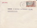 ABIDJAN - COTE D´IVOIRE - 1957 - COLONIES FRANCAISES - LETTRE - MARCOPHILIE - Lettres & Documents