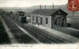 76-SOTTEVILLE...LA GARE AVEC TRAIN.....CPA ANIMEE - Sotteville Les Rouen