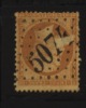 France N° 21 Oblitération GCGROS CHIFFRES  N° 5074  // LE TLELAT - 1862 Napoléon III.