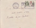 BRAZZAVILLE R.P - MOYEN-CONGO - 1957 - COLONIES FRANCAISES - LETTRE - FLAMME ( Chasse,éléphant ) MARCOPHILIE - Briefe U. Dokumente