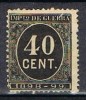 Impuesto De Guerra 40 Cts 1898, VARIEDAD Impresion * - Impots De Guerre