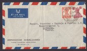India Airmail Par Avion GORAKHRAM GOKALCHAND, Bombay 1949 Cover To Sweden King George VI - Airmail