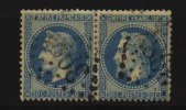 France N° 29B Oblitération GC GROS CHIFFRES  N° 398  // BEAUPREAU - 1863-1870 Napoléon III Con Laureles