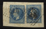 France N° 29B Oblitération GROS CHIFFRES  N° 869  // CHAMPROND - 1863-1870 Napoléon III Con Laureles