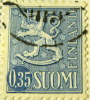 Finland 1963 Heraldic Lion 0.35 - Used - Ongebruikt