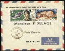 1959 Afrique Occidentale Francaise. Air Mail Letter, Cover Sent To USA. Dakar Yoff 29.10.1959. Senegal.  (H70c007) - Briefe U. Dokumente