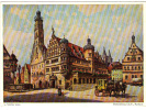 CPM De Rothenburg   Rathaus Mit Postkutsche - Ansbach