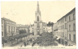 69 // PONTCHARRA SUR TURDINE  Place De L'Eglise Et De La Mairie  / Jeux De Boules - Pontcharra-sur-Turdine
