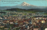 MOUNT HOOD FROM PORTLAND ,orégon  ( VOIR TIMBRES  VERSO ) - Portland