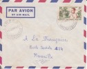 KOMONO > Transit > DOLISIE - MOYEN CONGO - 1957 - COLONIES FRANCAISES - Afrique - Avion - Lettre - Marcophilie - 2 Scans - Storia Postale