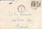 MOSSAKA - CONGO - 1957 - COLONIES FRANCAISES - Afrique - Avion - Lettre - Marcophilie - Cartas & Documentos