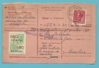 403 Op Ontvangkaart / Carte-recepisse Met Stempel MACHELEN (BRABANT) Met Stempel COMPENSATIE / POSTERIJEN ROESELARE !!! - 1934-1935 Léopold III