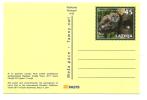 Latvia Lettland - Germany Postcard - OWL - EULE 2011  - MNH - Hiboux & Chouettes