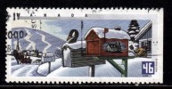 Duck Shape Mailbox,  Post, Glaciers, Snow, Horse Transport, Car., Canada Used, - Stage-Coaches